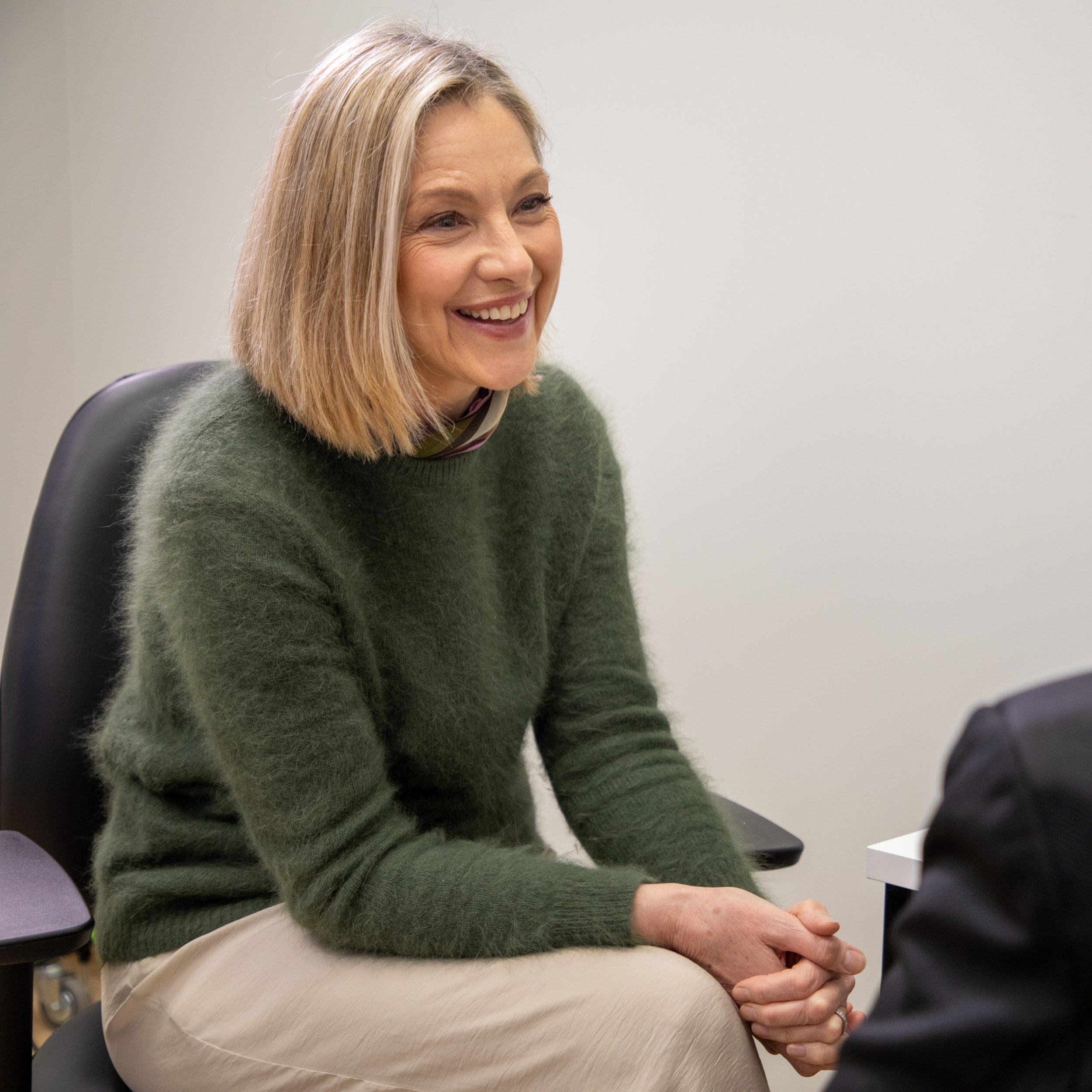 Lady at consultation